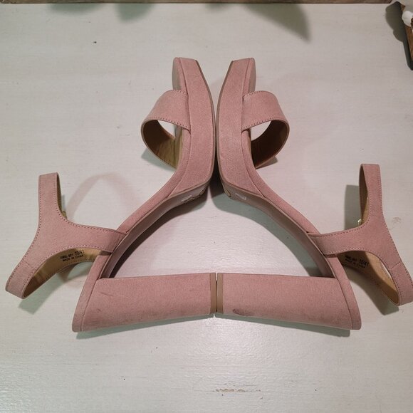 Chinese Laundry Alanah Ankle Strap Platform Sandals in Nude Women Sz 10 Chic - Picture 7 of 13